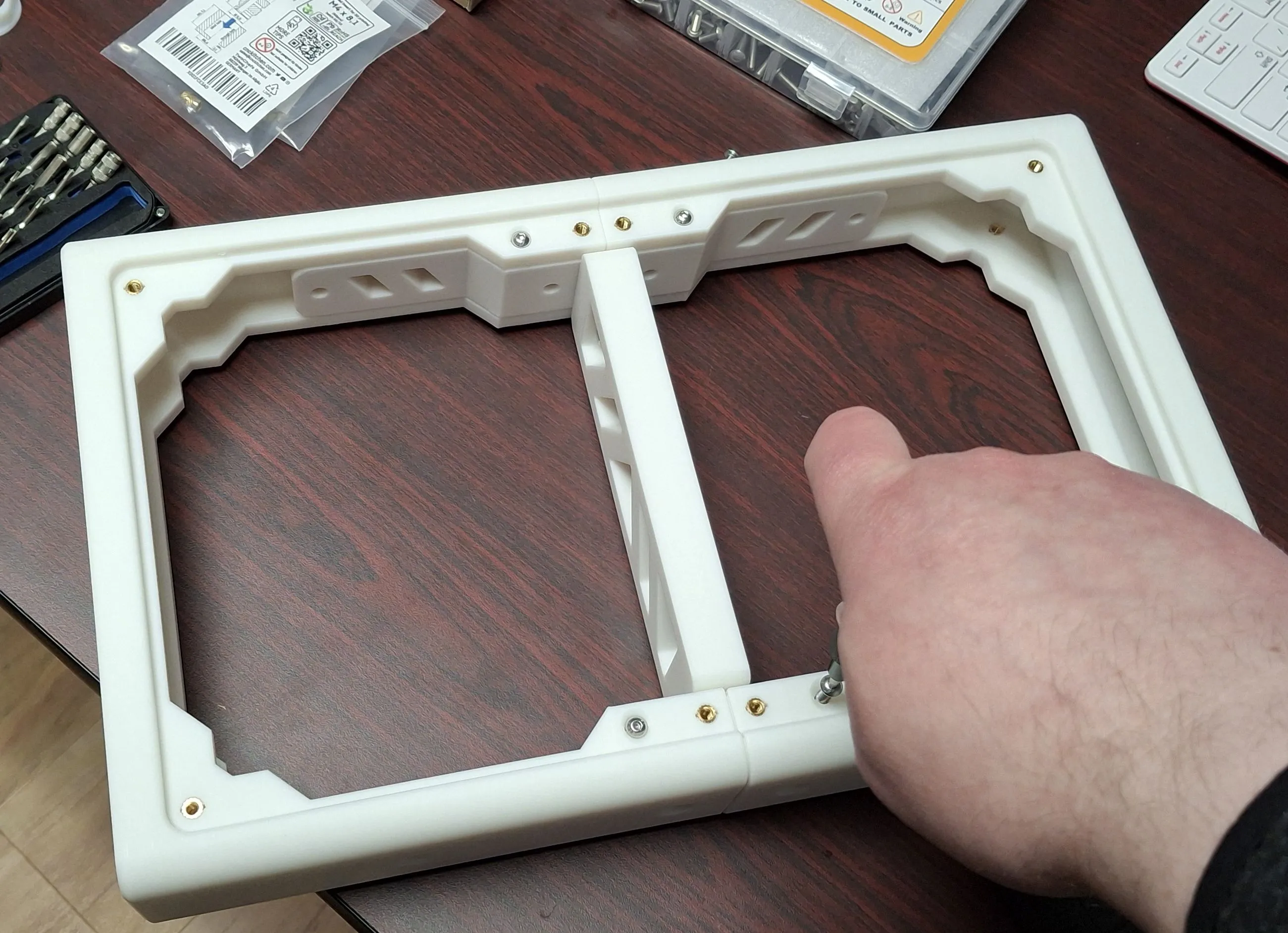 assembling the outer frame